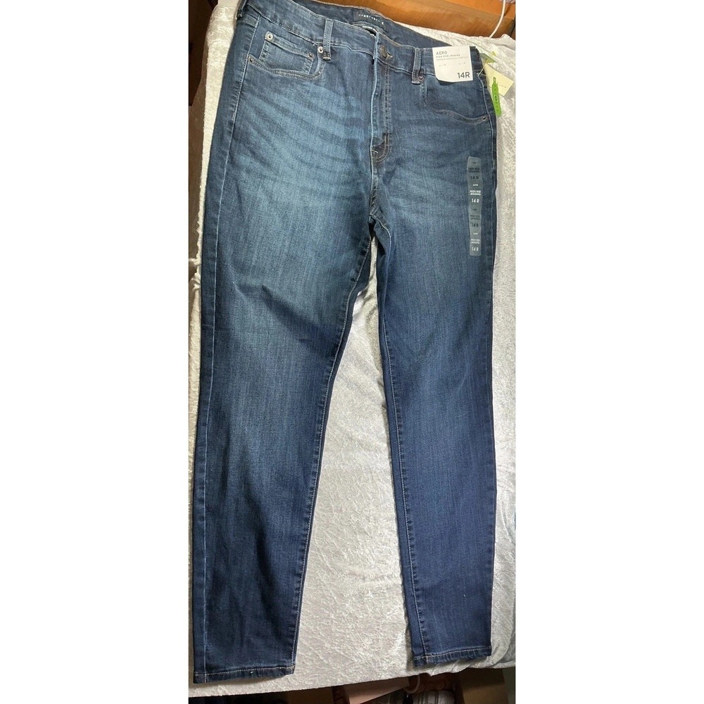 NWT Aeropostale Comfortable Stretch Sz 14R Women's High-Rise Slim Premium